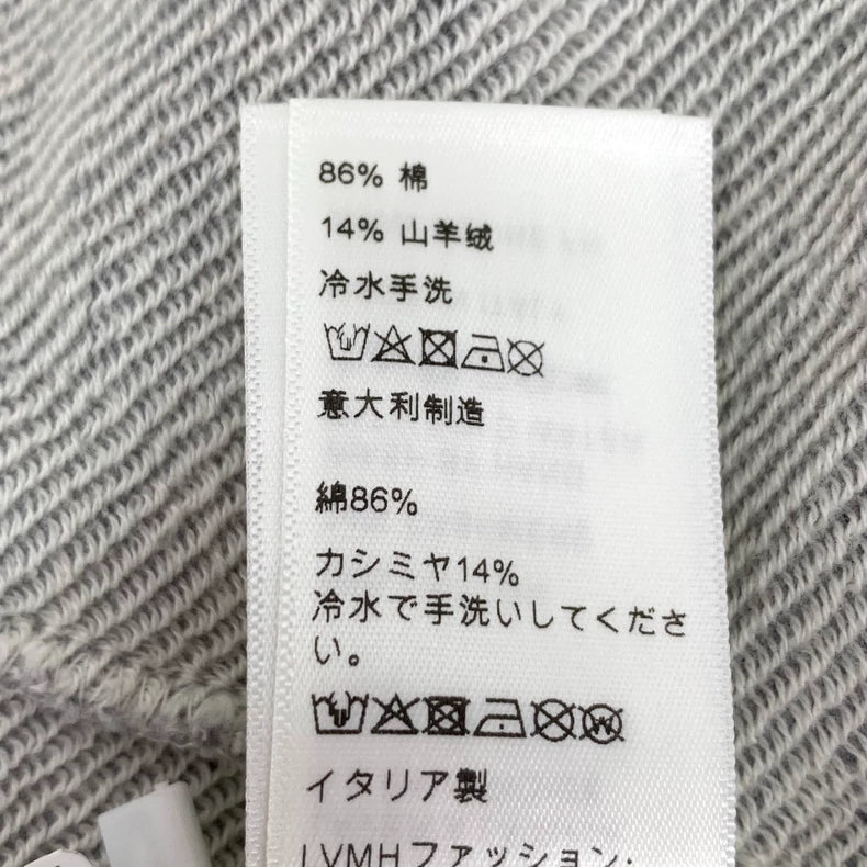 Celine Gray Hooded Sweatshirt with Logo