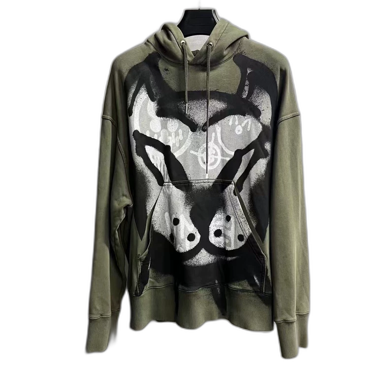 Givenchy Green Hooded Sweatshirt Chito Collaboration