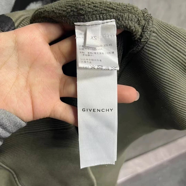 Givenchy Green Hooded Sweatshirt Chito Collaboration