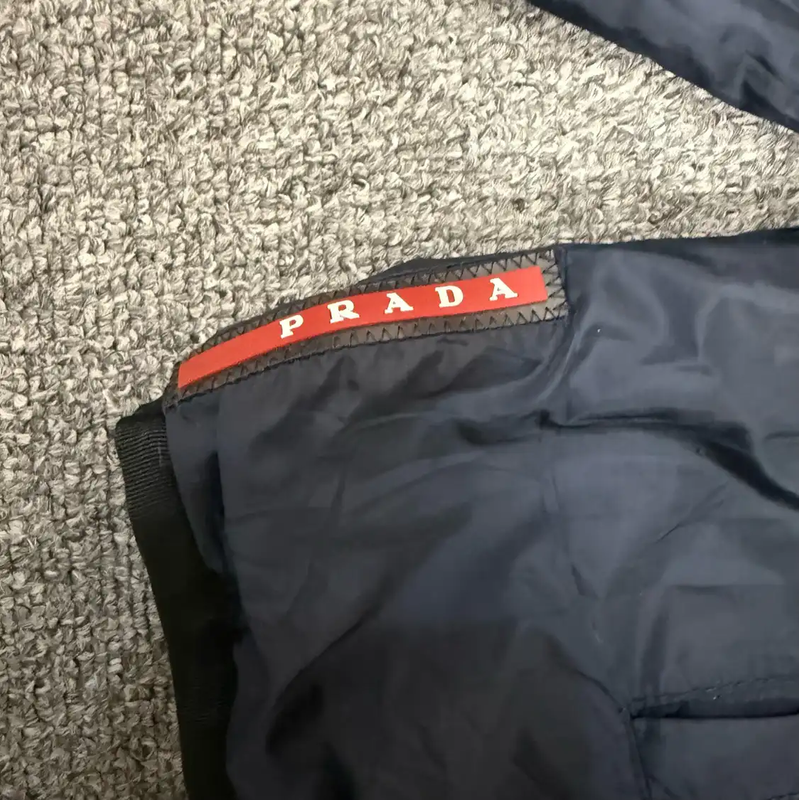 Prada Blue Polyester Men's Jacket