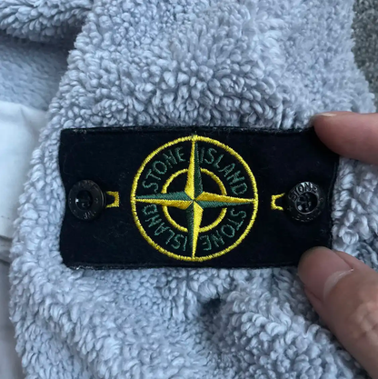 Stone Island Light Blue Cotton Blend Jacket 0089