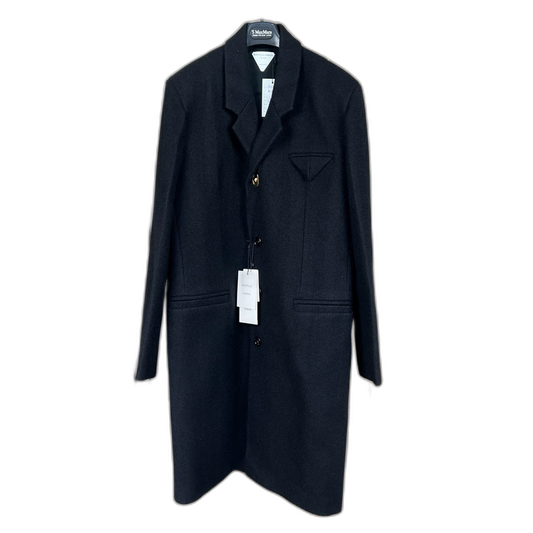 Bottega Veneta Black Wool Long Coat