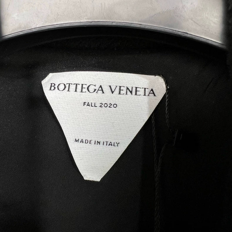 Bottega Veneta Black Wool Long Coat