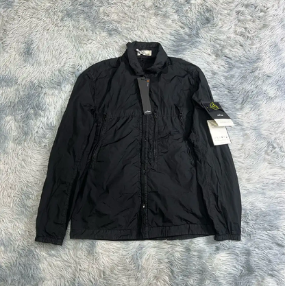 Stone Island Black Cotton Men's Jacket 0089