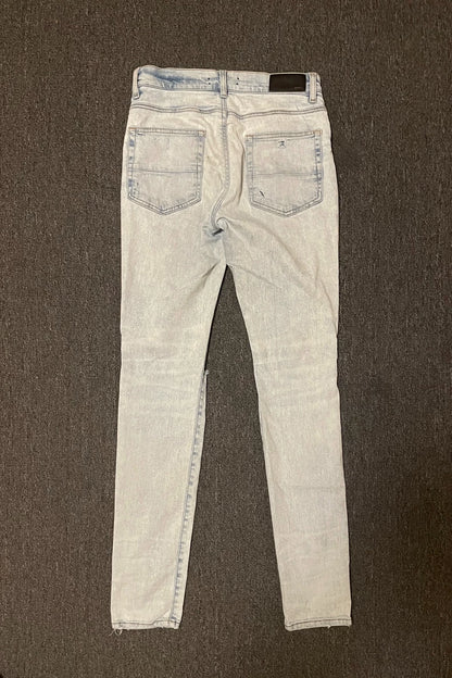 Amiri Distressed High-Stretch Denim Jeans-yf