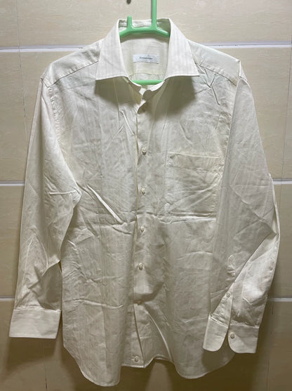 Ermenegildo Zegna Long Sleeve Cotton Shirt