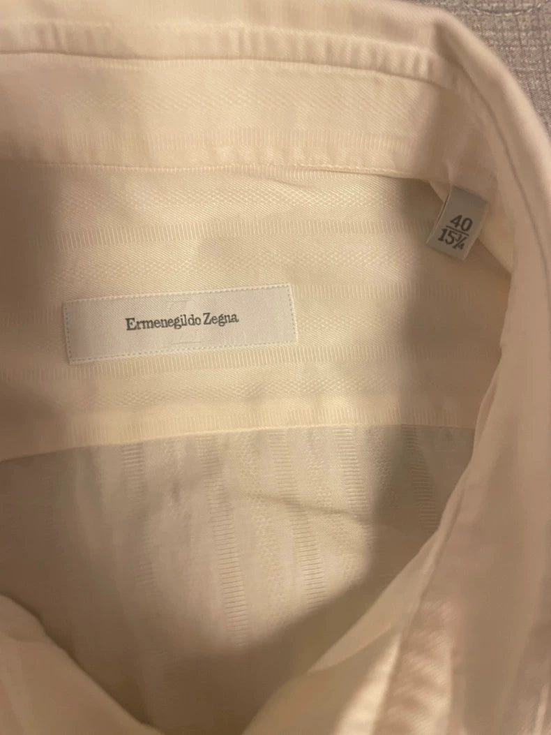 Ermenegildo Zegna Long Sleeve Cotton Shirt