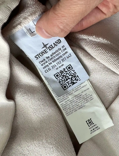 Stone Island Men's Long Sleeve Hoodie in Pink 0089