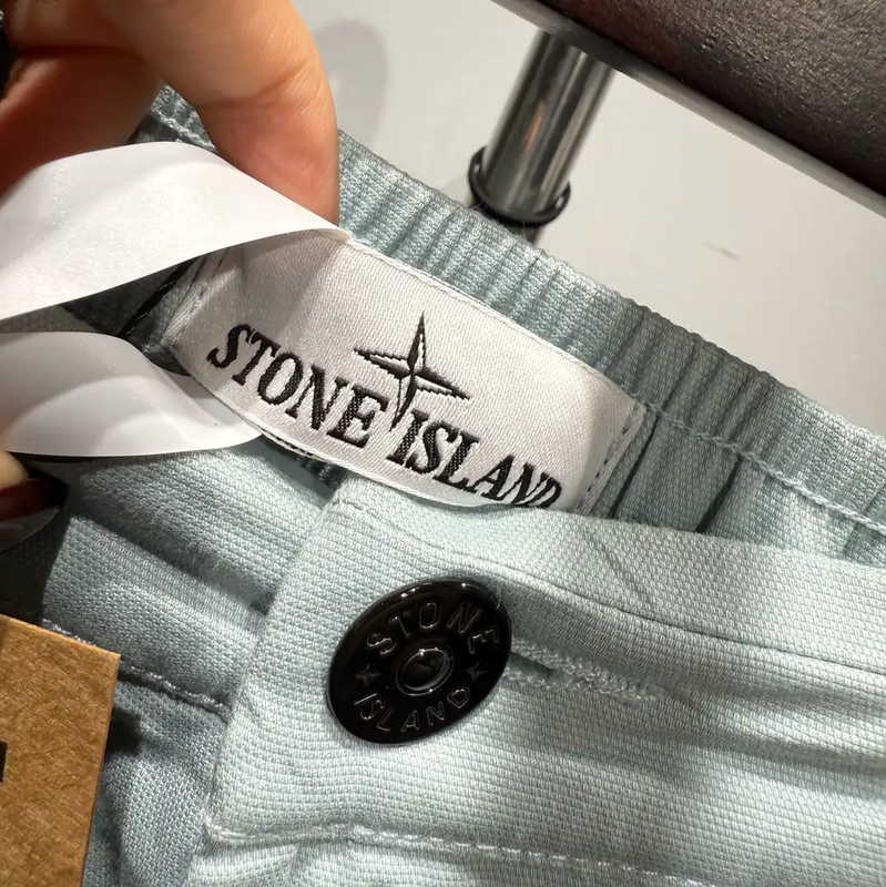 Stone Island Light Blue Men's Shorts 0089