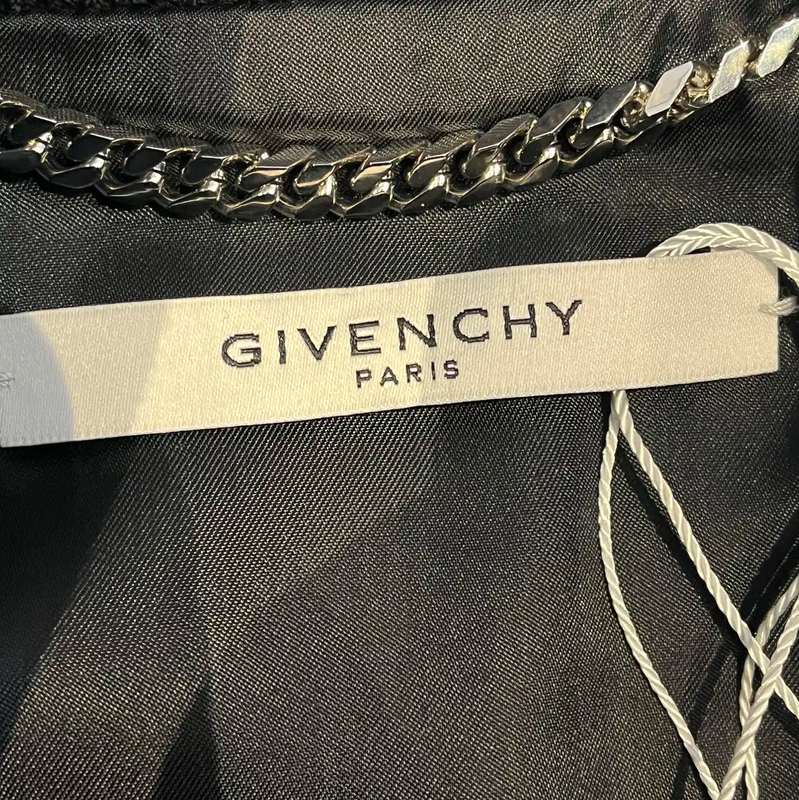Givenchy Men’s Black Leather Star Print Jacket 0089