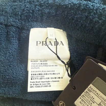 Prada Men's Cotton Shorts in Blue