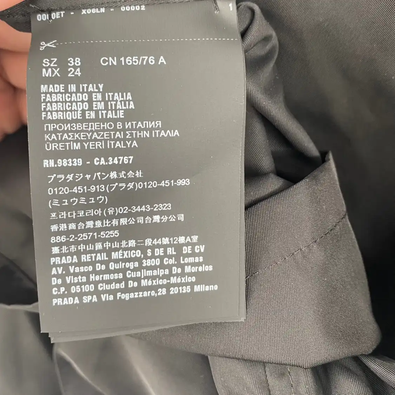 Prada Short Sleeve Black Men's Shirt