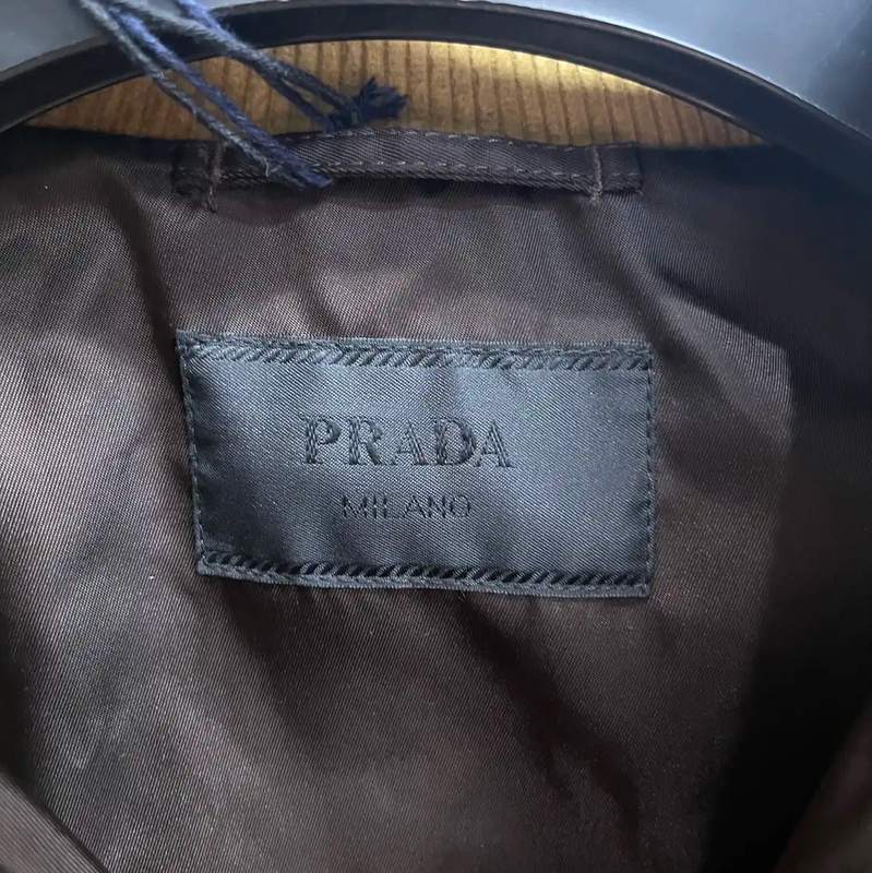 Prada Men's Mustard Cotton Shirt