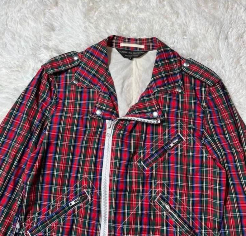 Comme des Garcons Checker Bomber Jacket M