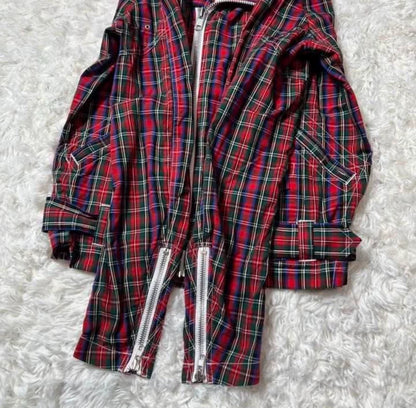 Comme des Garcons Checker Bomber Jacket M