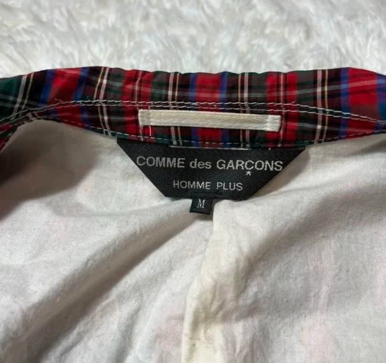 Comme des Garcons Checker Bomber Jacket M