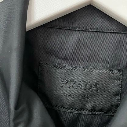 Prada Black Short Sleeve Casual Shirt