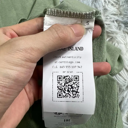 Stone Island Green Cotton Men's T-Shirt 0089