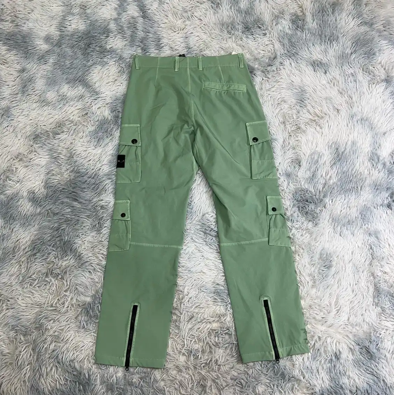 Stone Island Light Green Casual Men's Pants 0089