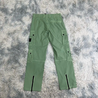 Stone Island Light Green Casual Men's Pants 0089