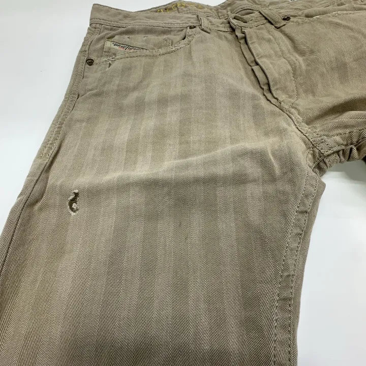 Diesel Casual Khaki Straight Pants 0079