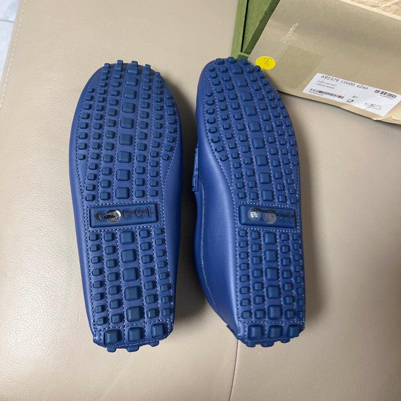 Gucci Interlocking Double G Blue Casual Shoes 0079