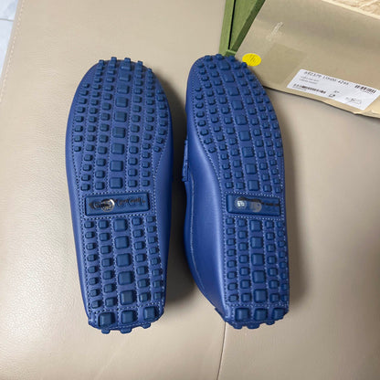 Gucci Interlocking Double G Blue Casual Shoes 0079