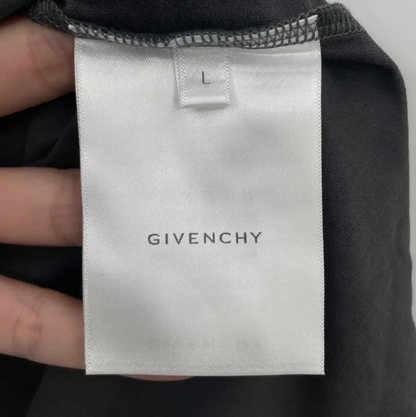 Givenchy Gray Cotton Short Sleeve T-Shirt 0089