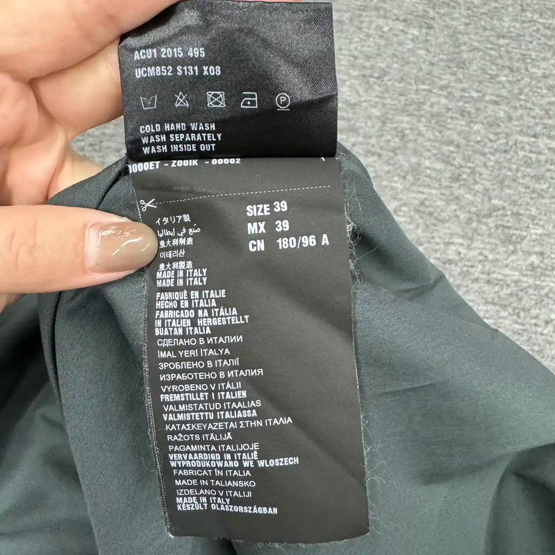 Prada Green Long Sleeve Cotton Shirt