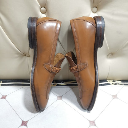 Gucci Brown Leather Loafers for Men 0079