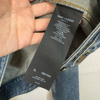 SLP Saint Laurent Blue Denim Jacket
