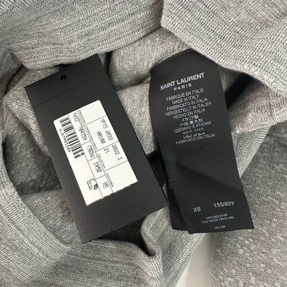 Saint Laurent Gray Hooded Sweatshirt