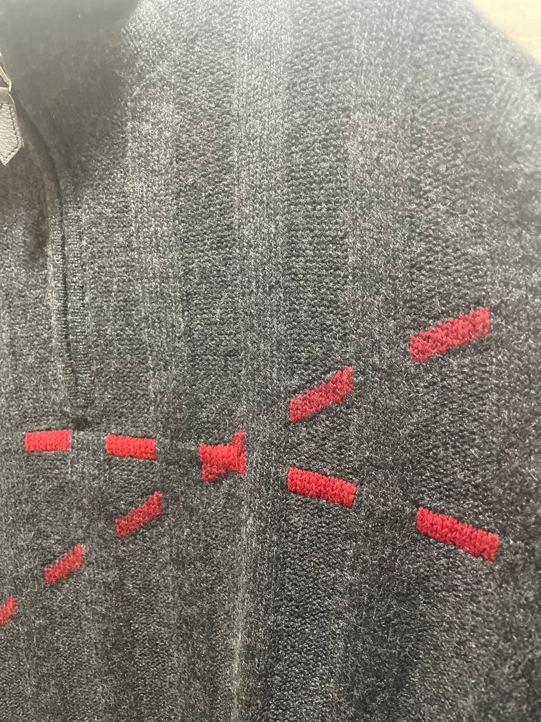 Elegant Hermes High-Neck Cashmere Sweater