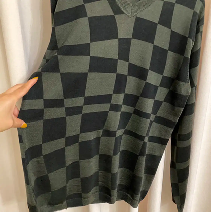 COMME des GARÇONS Men's Green Wool Top 0089