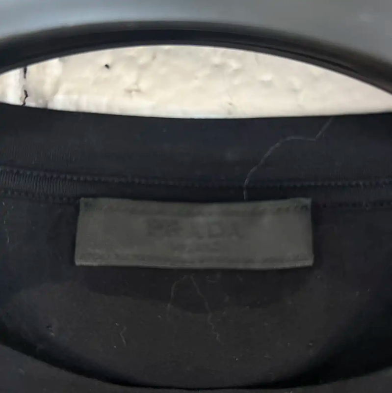 Prada Black Cotton Long Sleeve Sweatshirt for Men