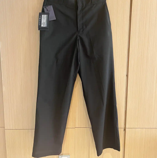 Prada Black Striped Wool Casual Trousers for Men