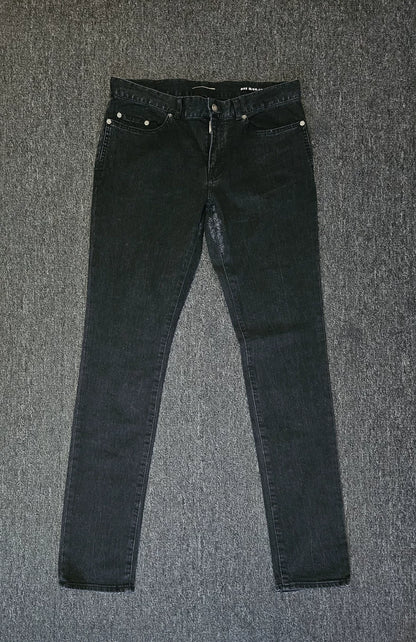 Saint Laurent D02 Black Denim Jeans-yf