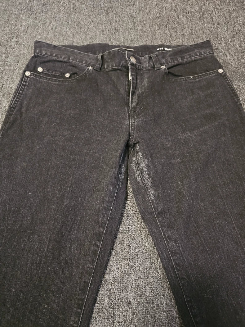 Saint Laurent D02 Black Denim Jeans-yf