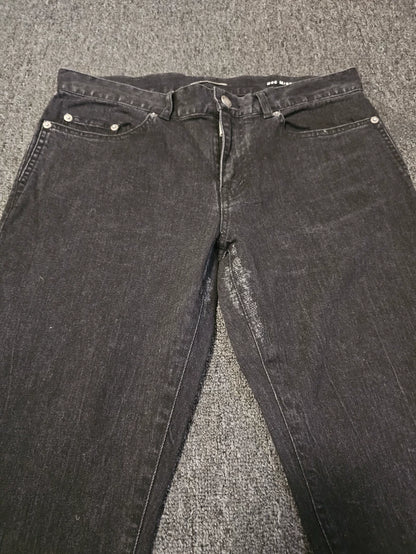 Saint Laurent D02 Black Denim Jeans-yf