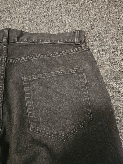 Saint Laurent D02 Black Denim Jeans-yf