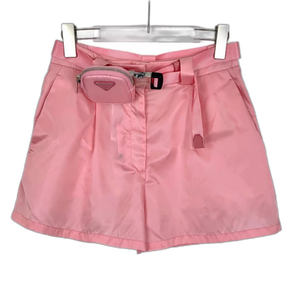 Prada Pink Fanny Pack Casual Shorts
