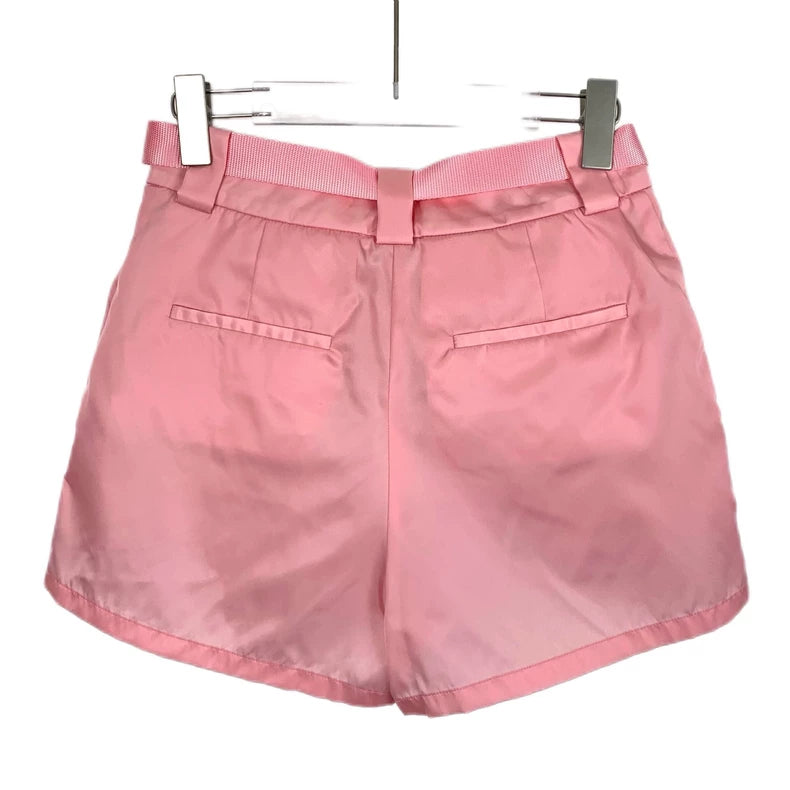 Prada Pink Fanny Pack Casual Shorts