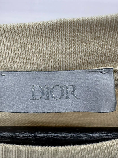 Dior Scenic Pattern Embroidered Logo T-shirt
