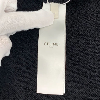 Celine Black Graphic Print Hoodie