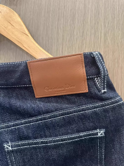 Dior New Style Embroidered Jeans