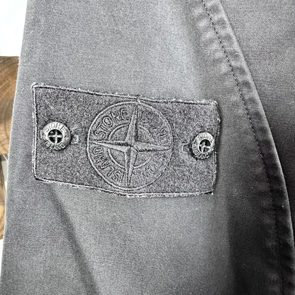 Stone Island Black Cotton Blend Jacket 0089