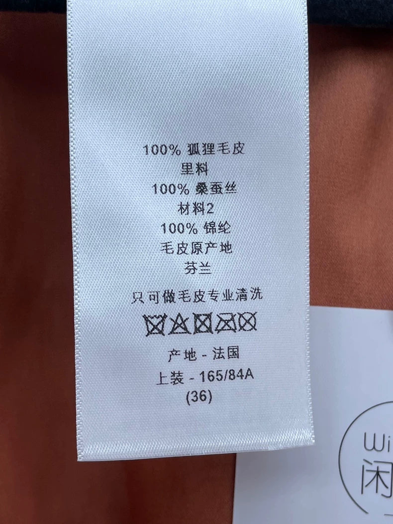 Dior Fox Fur Cape Vest