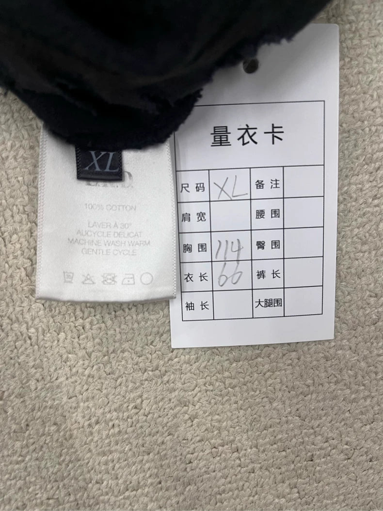 Enfants Riches Deprimes Black Tee with Embroidery