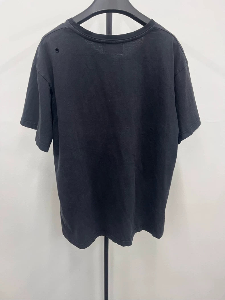 Enfants Riches Deprimes Black Tee with Embroidery