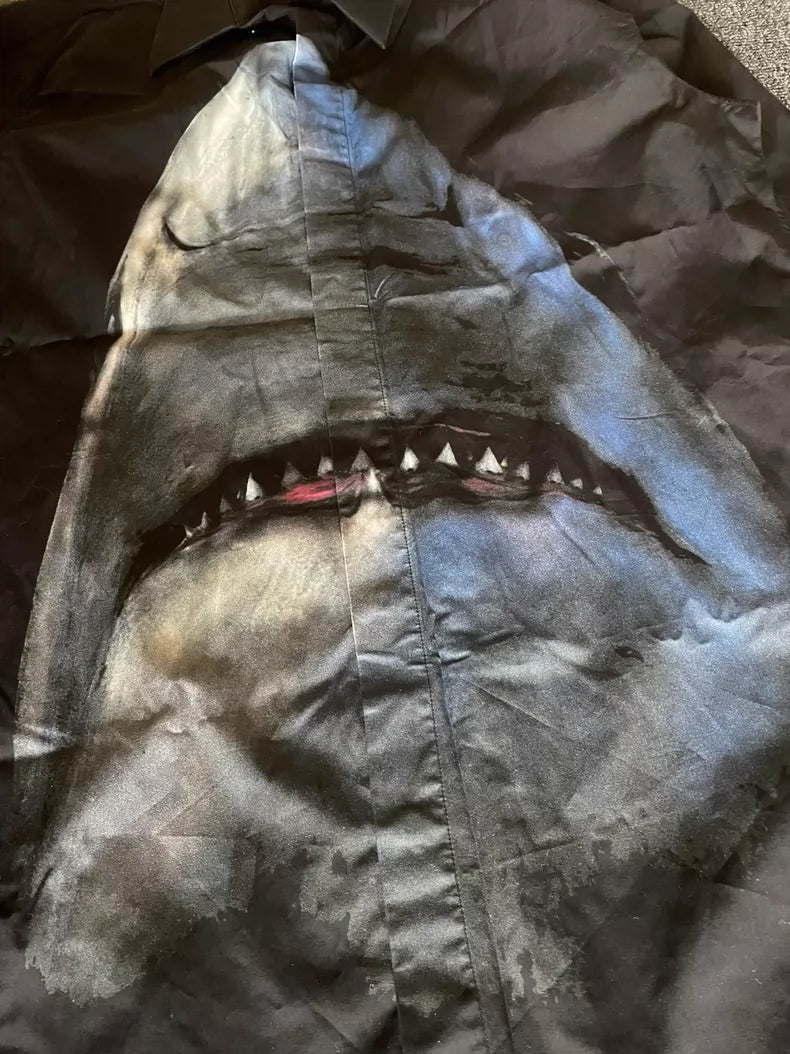 Givenchy Shark Print Long Sleeve Shirt-yf